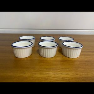 Blue and White Condiment Bowls